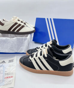 adidas x Foot industry gazelle cream black 1