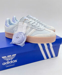 giay adidas samba mau trang xanh 1