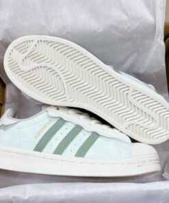 giay sneaker adidas superstar mau xanh 5