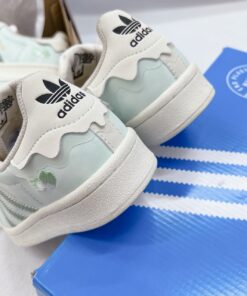 giay sneaker adidas superstar mau xanh 6