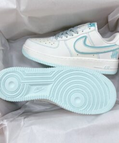 giay sneaker nike air Force 1 trang xanh 8