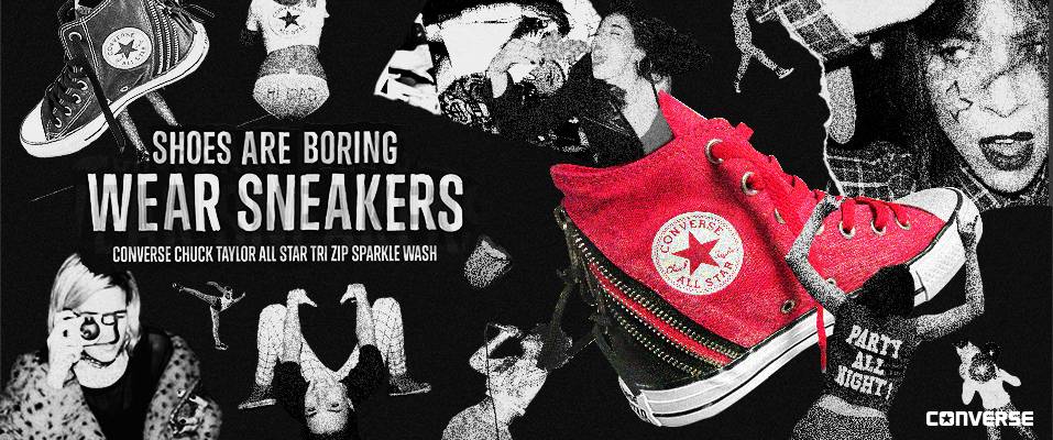 Không thể lỗi mốt với giày Converse