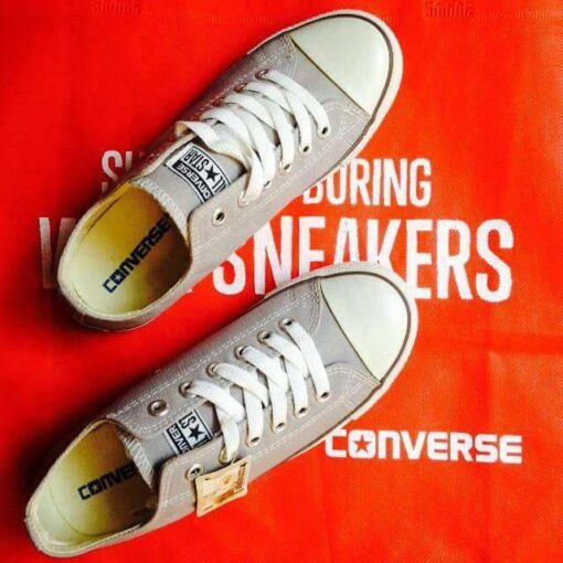 Converse classic xám thấp cổ