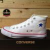 Giày Converse Classic trắng cao cổ