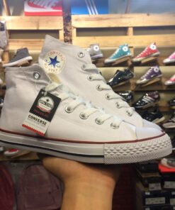 Giày converse vnxk màu trắng cao cổ giá rẻ