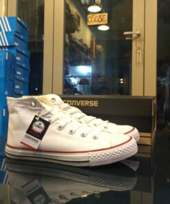 Giày converse vnxk màu trắng cao cổ giá rẻ