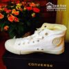 Converse trắng full cao cổ