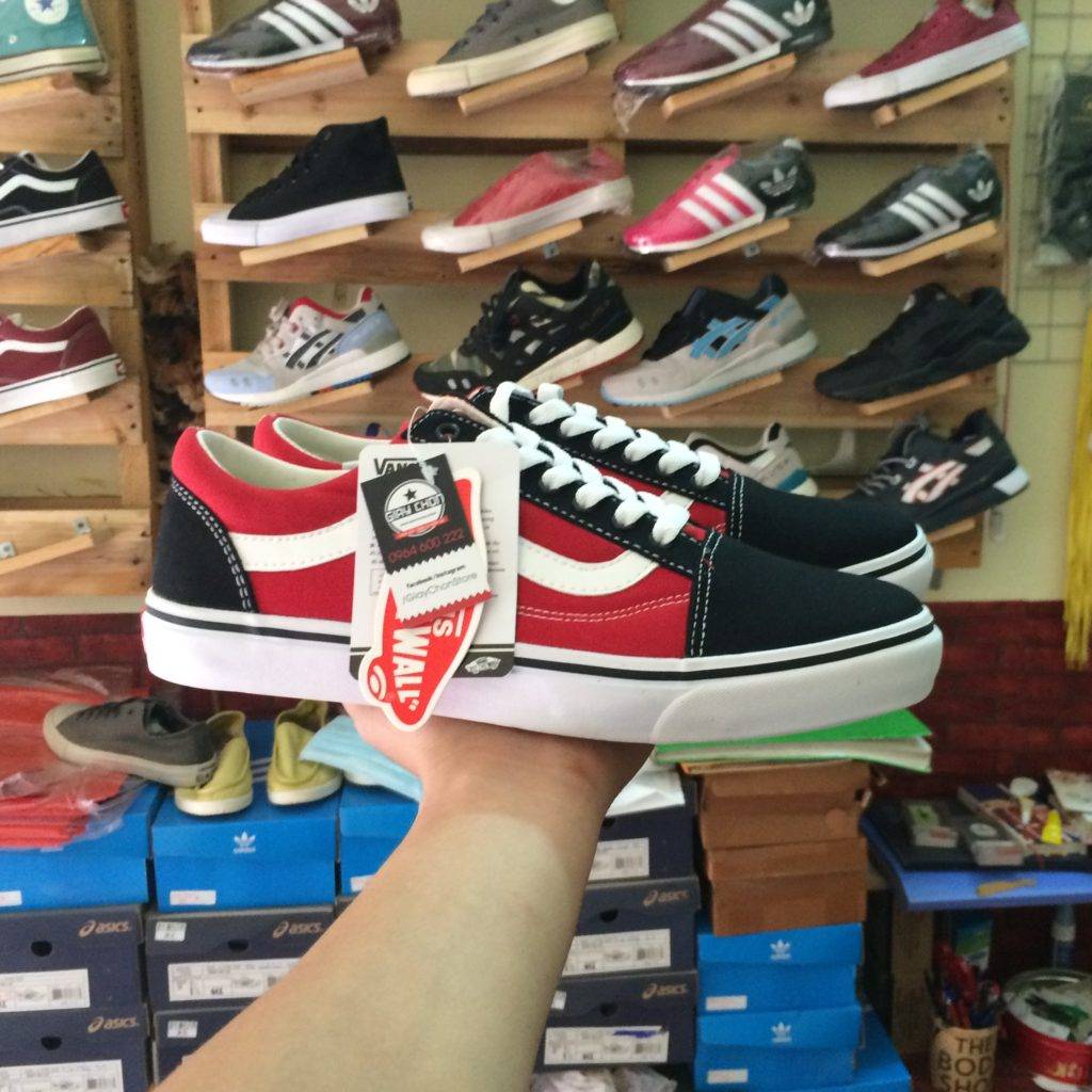 Vans Oldskools Đỏ pha Đen SF