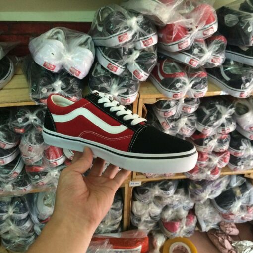 Vans Oldskools Đỏ pha Đen SF