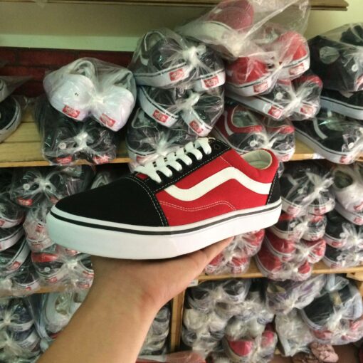 Vans Oldskools Đỏ pha Đen SF