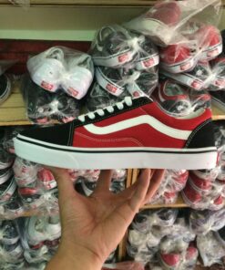 Vans Oldskools Đỏ pha Đen SF 8 Vans Oldskools Đỏ pha Đen SF