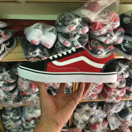 Vans Oldskools Đỏ pha Đen SF