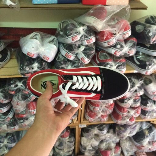 Vans Oldskools Đỏ pha Đen SF