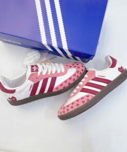 adidas OG Samba x CDG Play White Pink 3