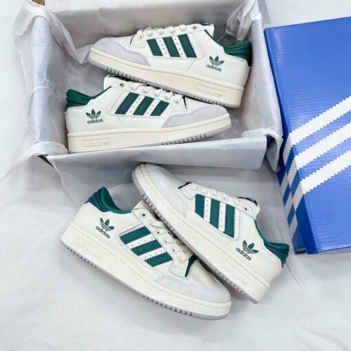 adidas centennial 85 low cream green 1