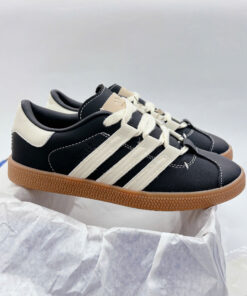 adidas x Foot industry gazelle cream black 3