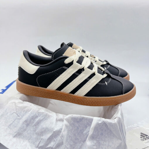 adidas x Foot industry gazelle cream black 3