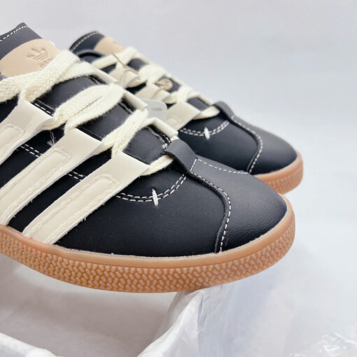 adidas x Foot industry gazelle cream black 4