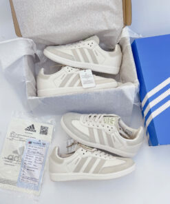 giay adidas samba mau trang kem 1