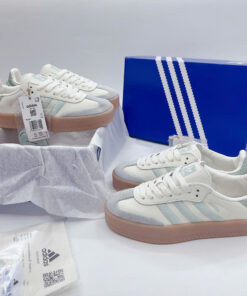 giay adidas samba mau trang xanh 7