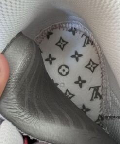 giay louis vuitton x nike air Force 1 low by virgil abloh red 5