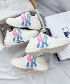 giay mlb bigball chunky a gradient classic monogram new york yankees ‘ivory like auth 2