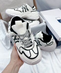 Giày MLB BigBall Chunky A-Line New York Yankees Black Like Auth