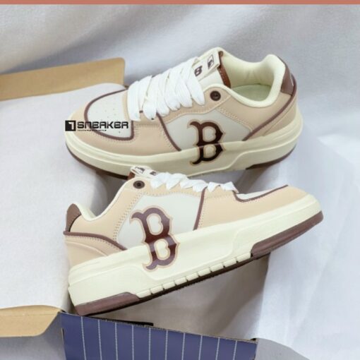 giay mlb chunky liner low boston beige 7