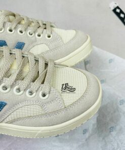 Giày New Balance 300 Mau Xam Logo Xanh Nước Biển 5 giay new balance 300 mau xam logo xanh nuoc bien rep 11 5