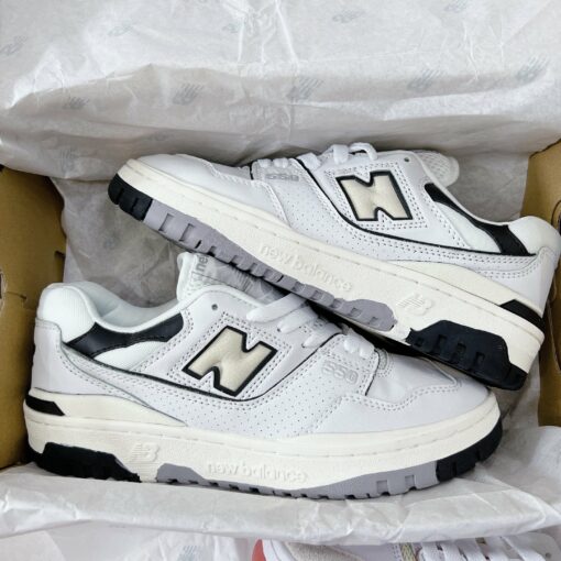 giay new balance 550 cream black 1