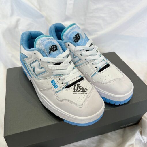 giay new balance 550 unc white university blue 4