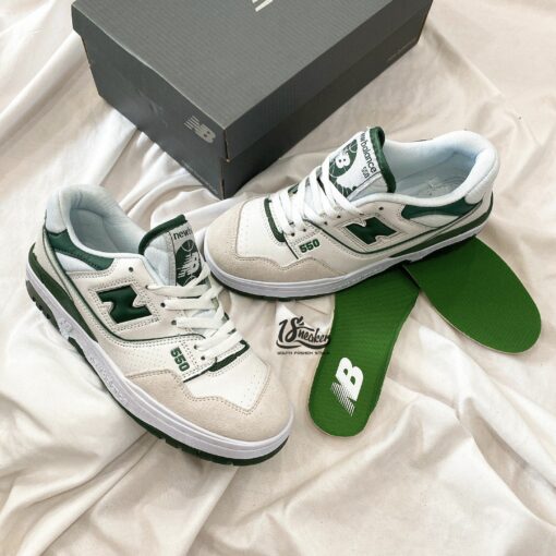 Giày New Balance 550 White Green Cao Cấp