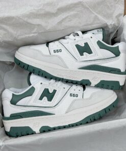 GIÀY NEW BALANCE 550 WHITE GREEN MÀU XANH 5 giay new balance 550 white green xanh 2