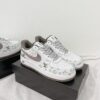Giày Nike Air Force 1 Louis Vuitton White Brown 1 giay nike air Force 1 louis vuitton white brown 4