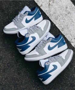 giay nike air Jordan 1 low French blue 1