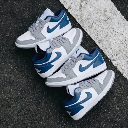 giay nike air Jordan 1 low French blue 1