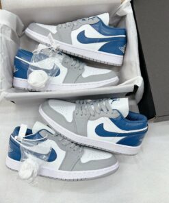 giay nike air Jordan 1 low French blue 2