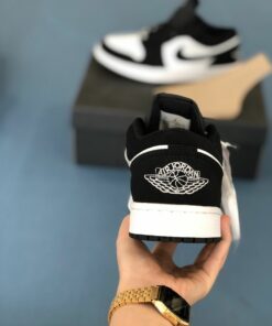 Giày Jordan Cổ Thấp Sneaker Panda trắng đen 6 Giày Nike Air Jordan 1 Low Panda Cổ Thấp Rep 1:1
