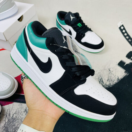 giay nike air jordan 1 low white black mystic green 3 result