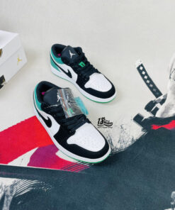 giay nike air jordan 1 low white black mystic green 4 result