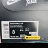 Giày Nike Patta x Air Max 1 Noise Aqua với hộp giày có thể check thông tin