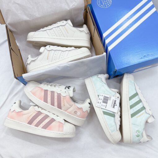 Giày sneaker adidas superstar MÀU HỒNG