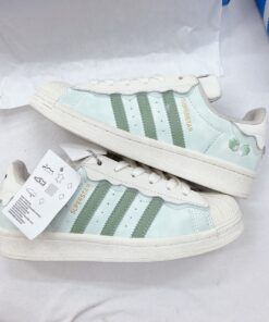 giay sneaker adidas superstar mau xanh 2