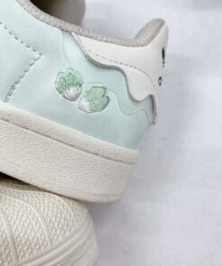 giay sneaker adidas superstar mau xanh 3