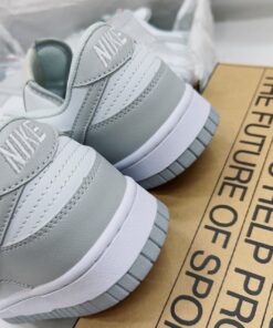 giay sneaker nike dunk low grey Fog like auth 8