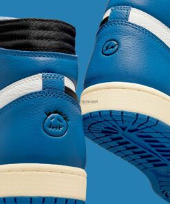 Nike Air Jordan 1 High Travis Scott x Fragment Đế xanh