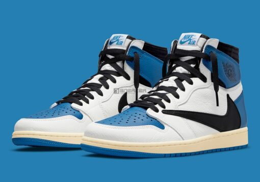 Nike Air Jordan 1 High Travis Scott x Fragment cổ cao