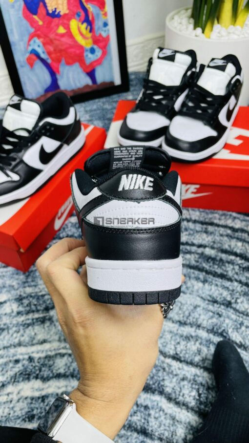 Nike Dunk Low Retro White Black Rep 1:1 có phong cách thiết kế ở đàng sau chất lượng