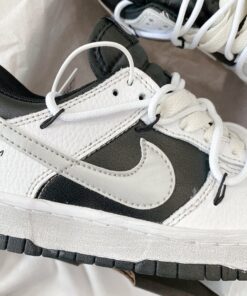 nike sb dunk low retro xd black white silver 4