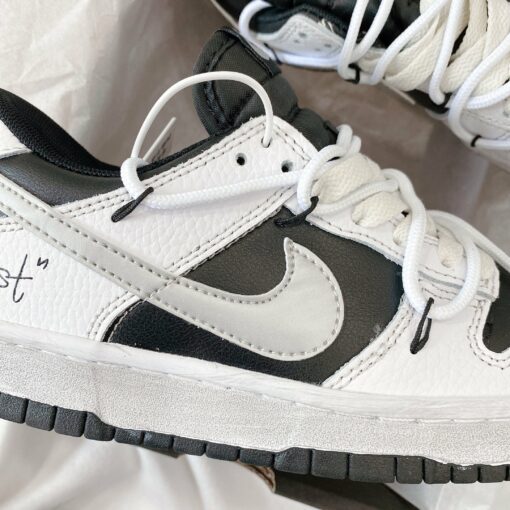 nike sb dunk low retro xd black white silver 4